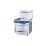 Hot Zone Gas Range with Built-In Convection Oven 36"w/24" Griddle top (Thermostat) HZ CR36-24TG