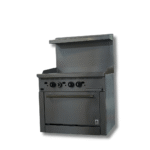Hot Zone Gas Range with Built-In Convection Oven 36"w/36" Griddle top(Thermostat) HZ CR36-36TG