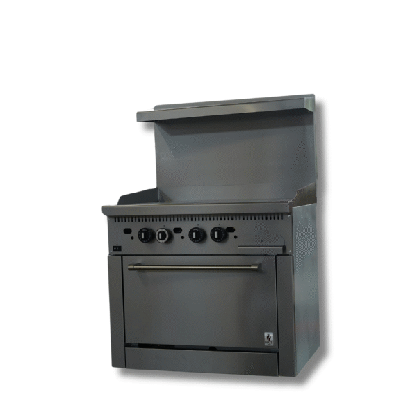 Hot Zone Gas Range with Built-In Convection Oven 36"w/36" Griddle top(Thermostat) HZ CR36-36TG
