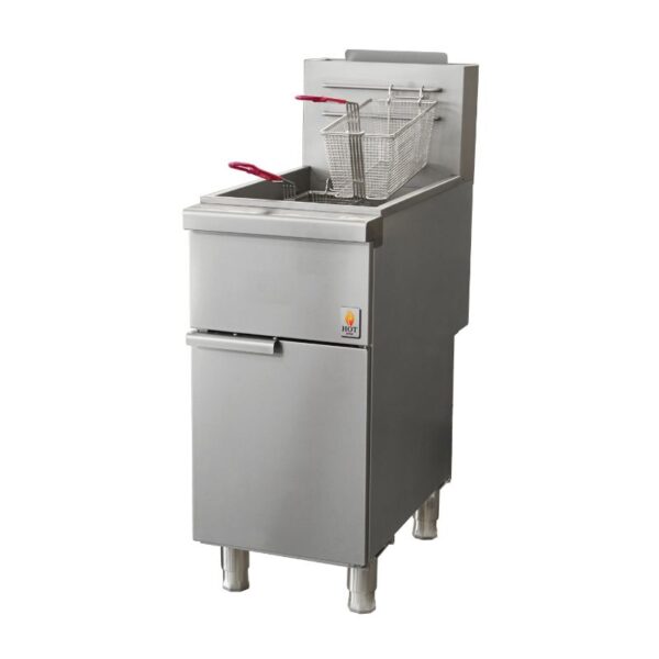 Hot Zone Gas Fryer Solid State Control HZ F5S-NG