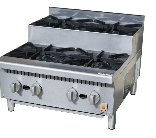Hot Zone Burner countertop Stainless Steel Step-up Gas Hot Plate HZ HP24-S